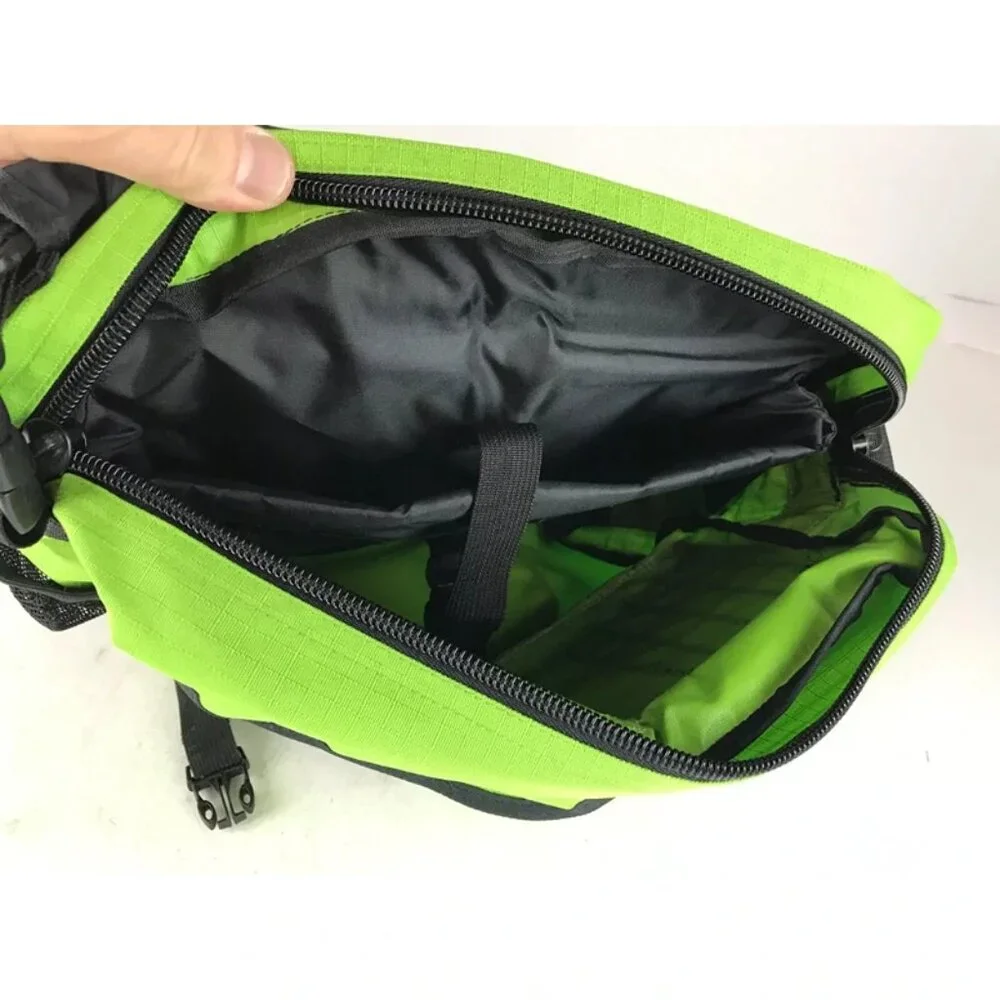 Corel Unisex Adults Florescent Green Laptop Sleeve Pockets‎ Top Handle Backpack